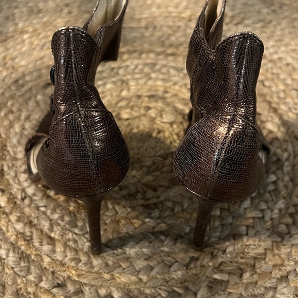 Camilla Skovgaard Metallic Leather Caged Sandals| Size 37 - Picture 3 of 3